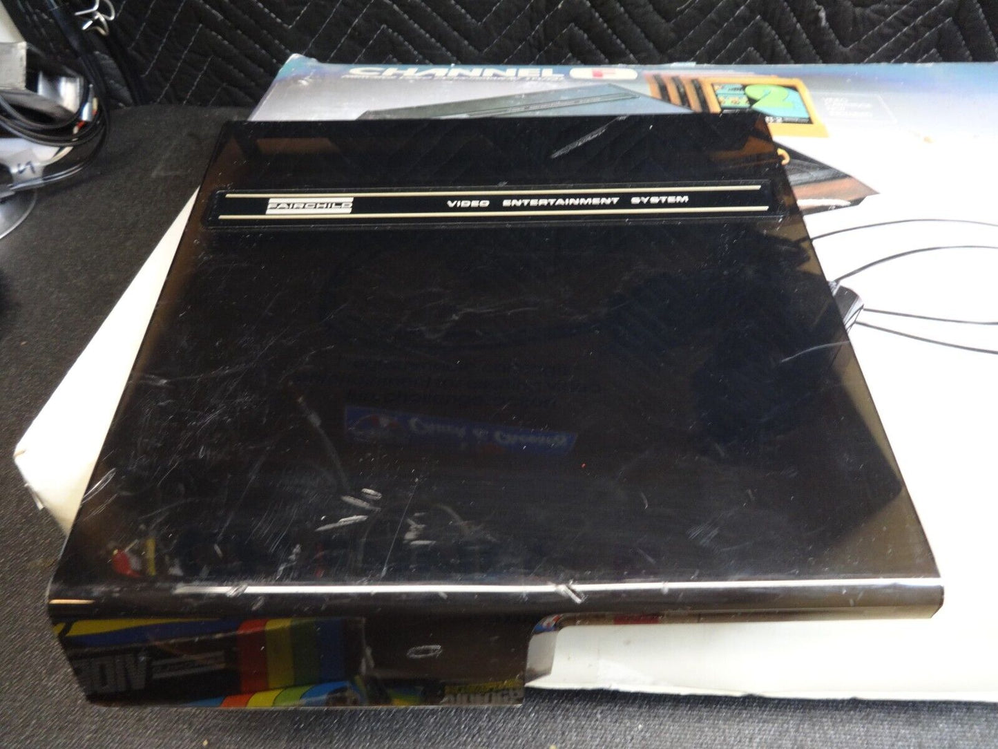 Fairchild Channel F Video Entertainment System And 8 Videocarts - Working