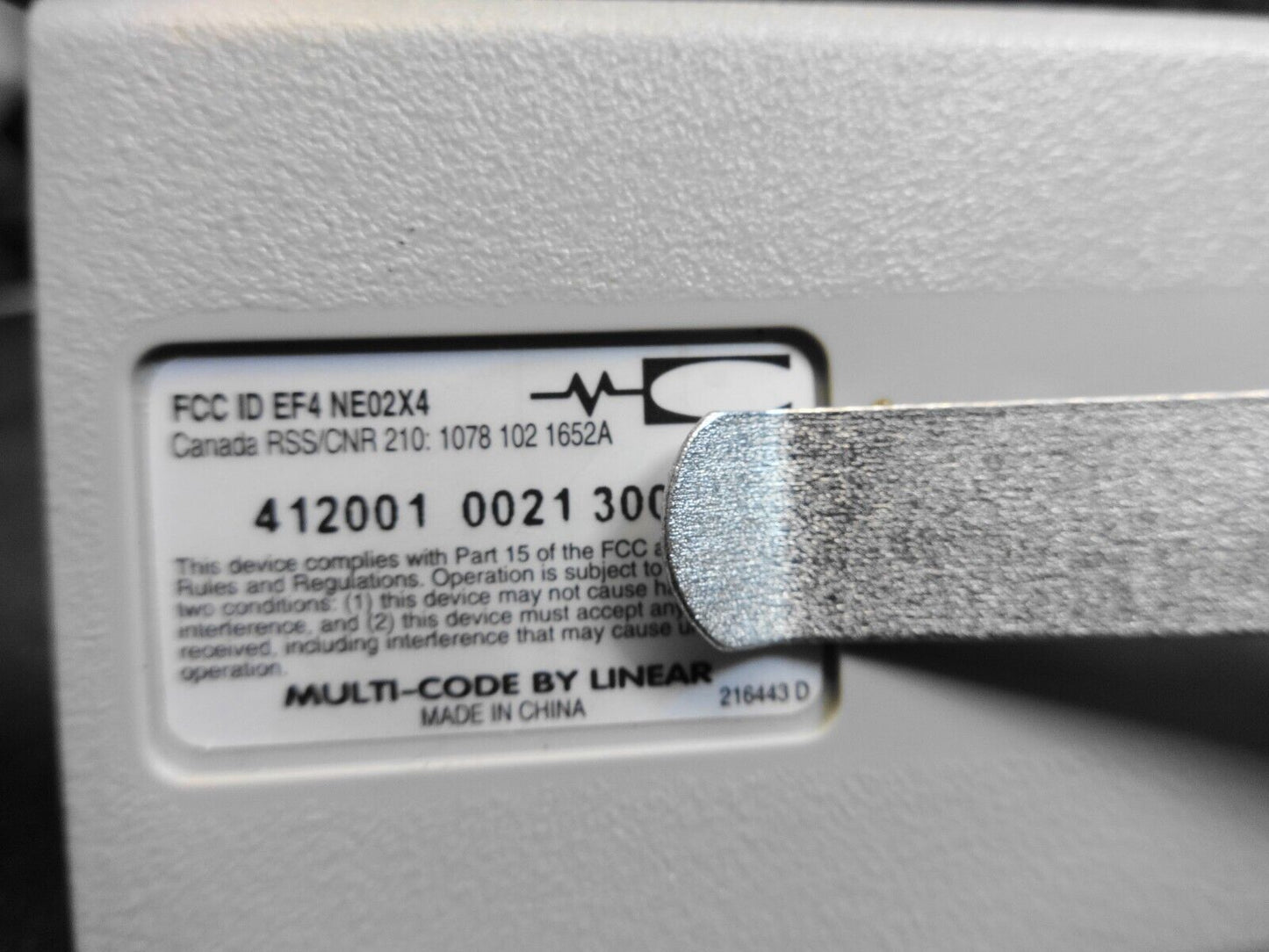 Linear Multi-Code 412001 Gate Garage 2-Button Remote MCS412001 300mhz 308911