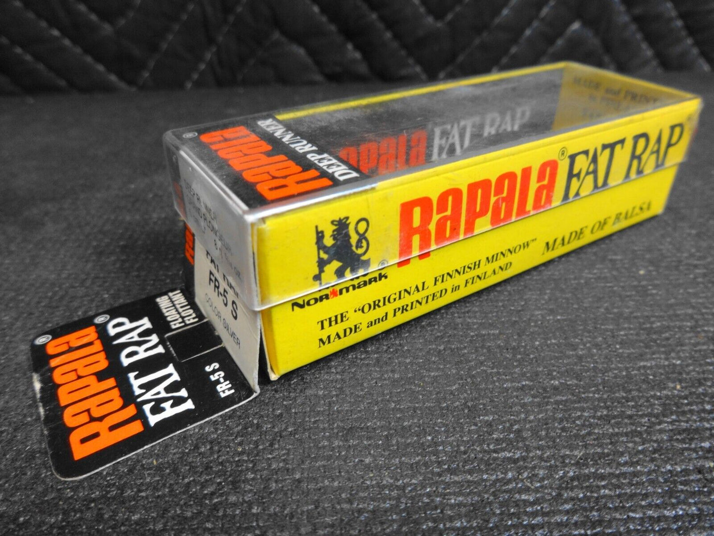 NOS Rapala Fat Rap FR-5 S Silver Fishing Lure - Made in Finland