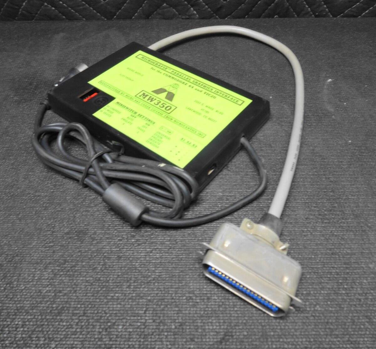 Micrografix MW350 for the Vic 20 /C64 computer - printer interface