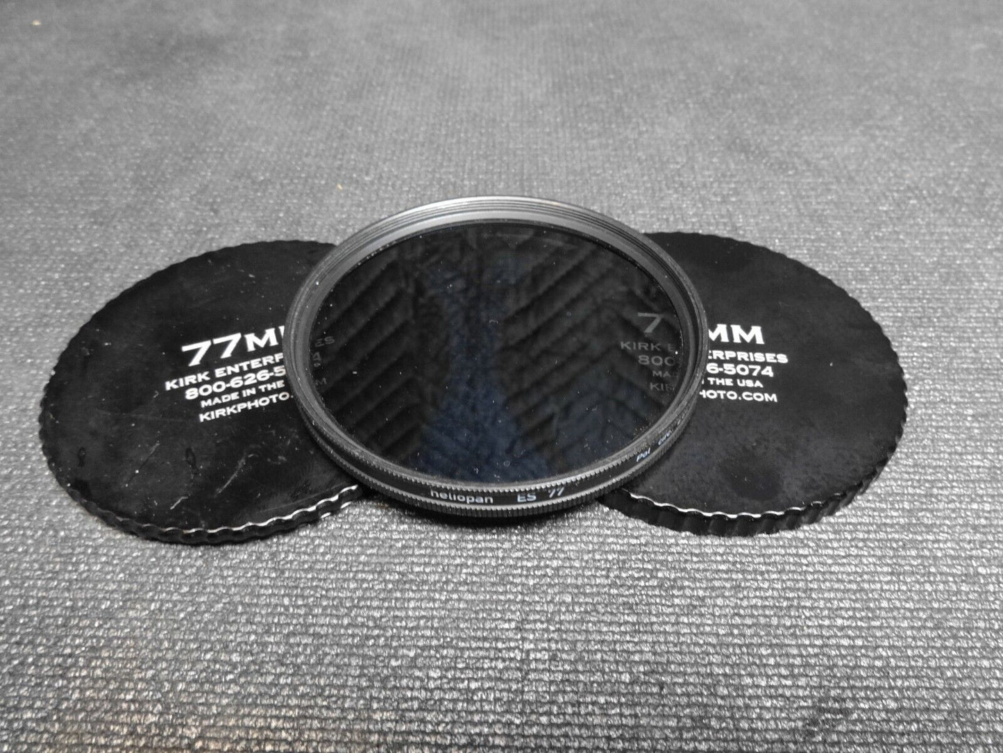 Heliopan ES 77mm 2.5X Circular Polarizing Filter w/ Kirk Enterprise Caps