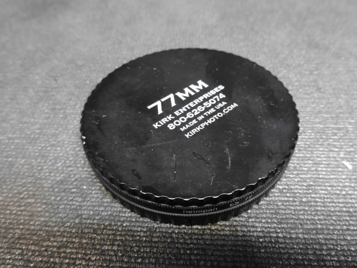 Heliopan ES 77mm 2.5X Circular Polarizing Filter w/ Kirk Enterprise Caps