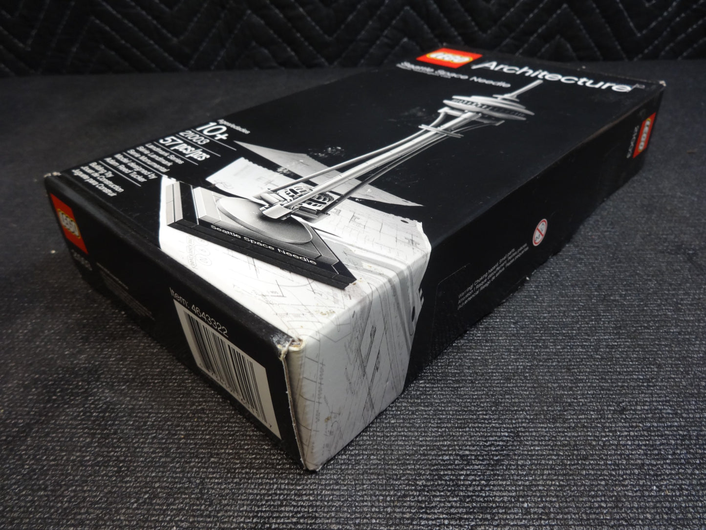 Lego Architecture Space Needle Set #21003 Retired Factory Sealed Some Wear Box