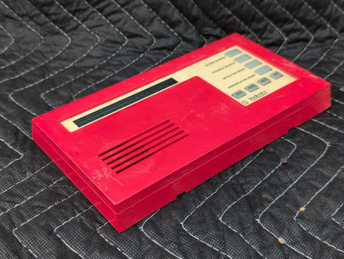 Bosch Radionics D1256 Fire Alarm Command Center Keypad Red- Used