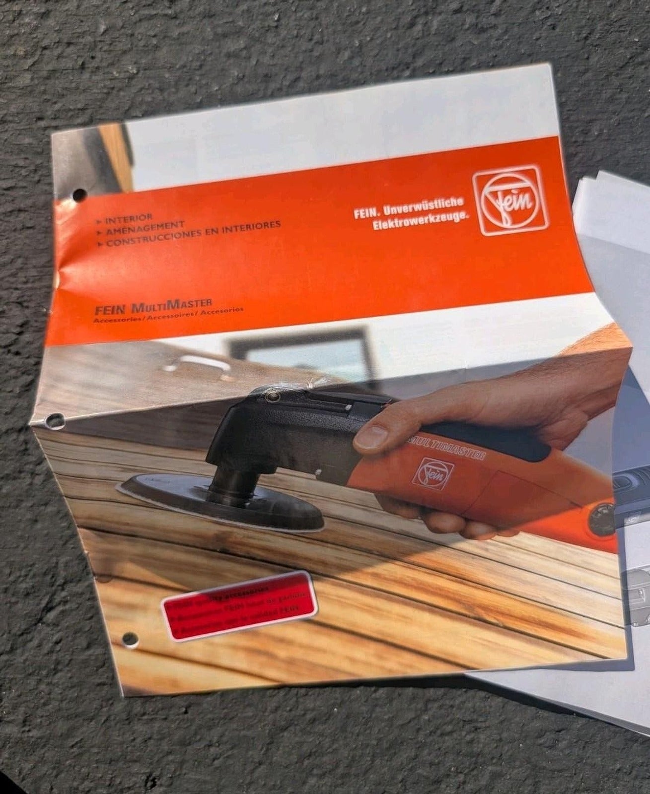 FEIN FMM250Q MULTI-MASTER OSCILLATING DETAIL SANDER TOOL