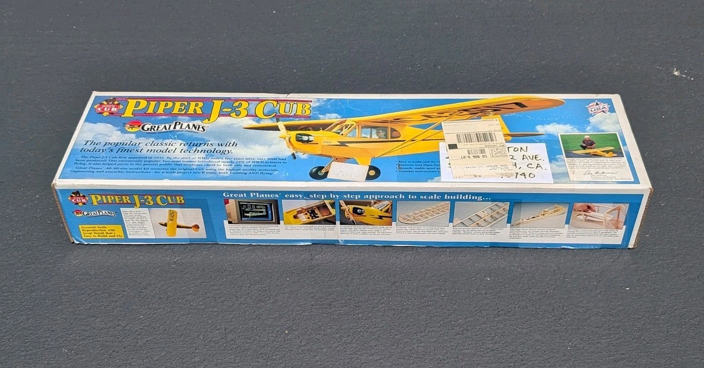 Great Planes Piper J-3 Cub Model Kit Plane Wood - CUB4 - GPMA0160