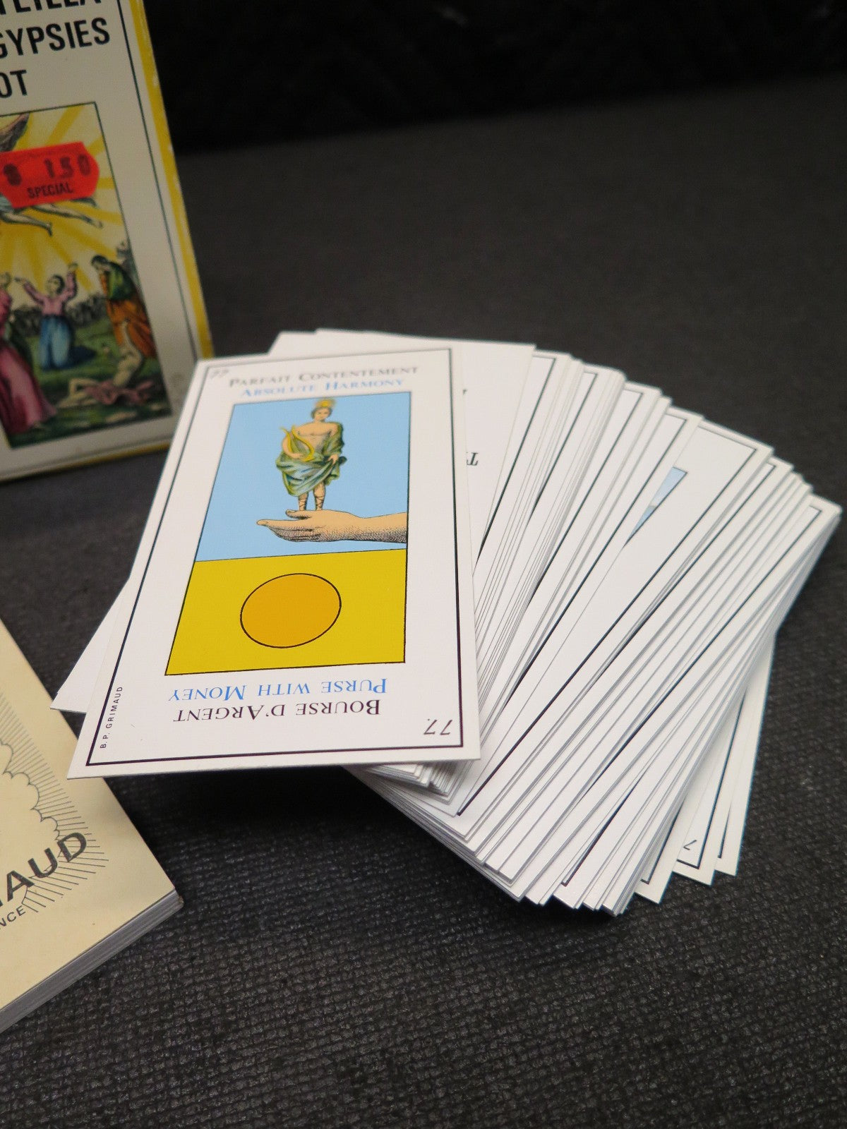 Grand Etteilla Egyptian Gypsies Tarot Deck B.P. Grimaud 1969 Complete 78 Cards