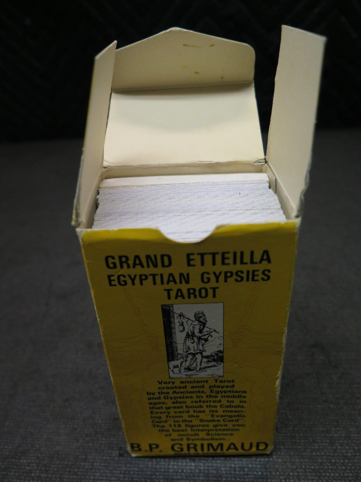 Grand Etteilla Egyptian Gypsies Tarot Deck B.P. Grimaud 1969 Complete 78 Cards