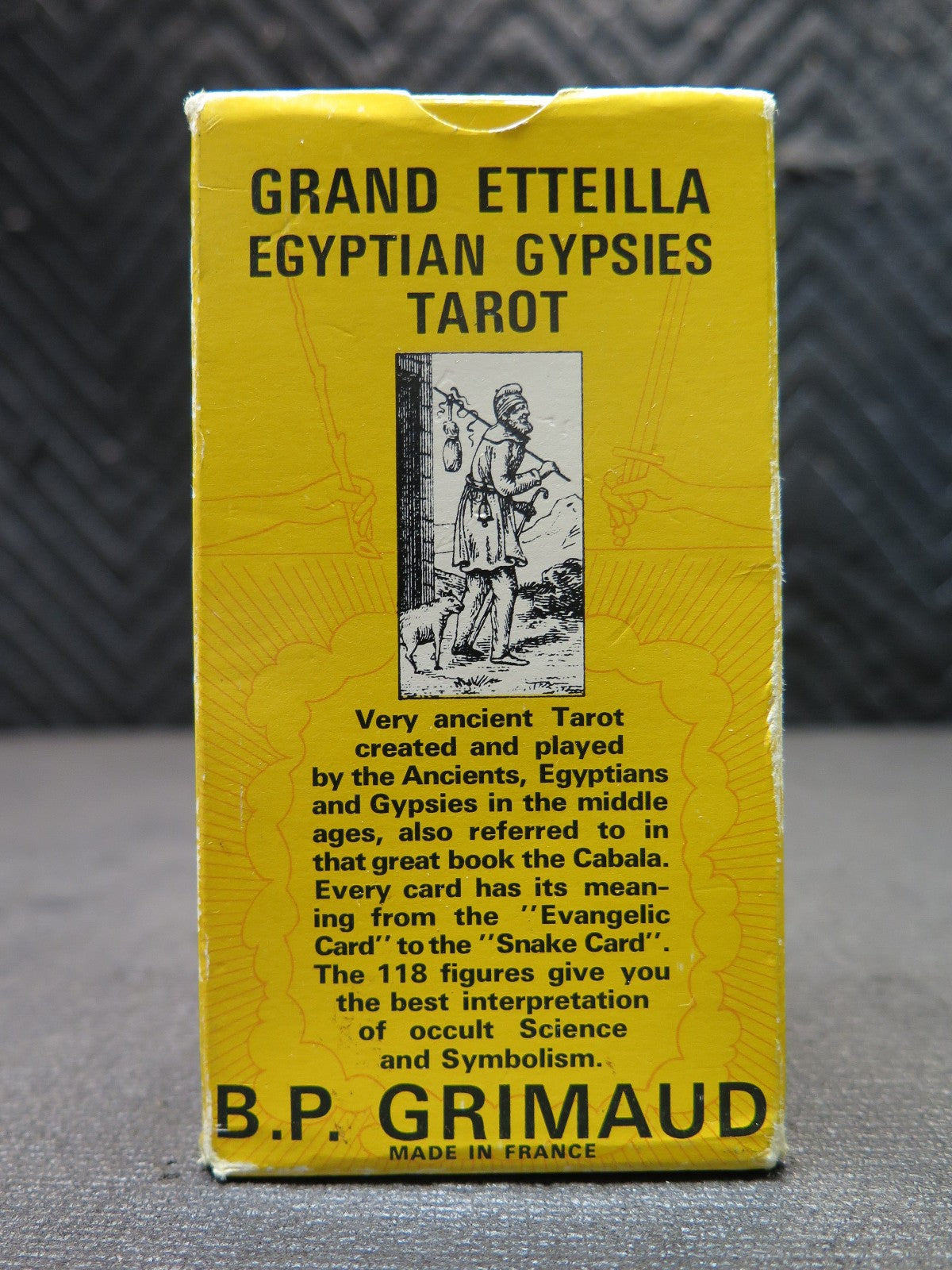 Grand Etteilla Egyptian Gypsies Tarot Deck B.P. Grimaud 1969 Complete 78 Cards