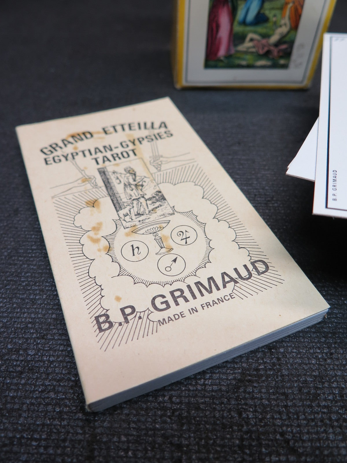 Grand Etteilla Egyptian Gypsies Tarot Deck B.P. Grimaud 1969 Complete 78 Cards