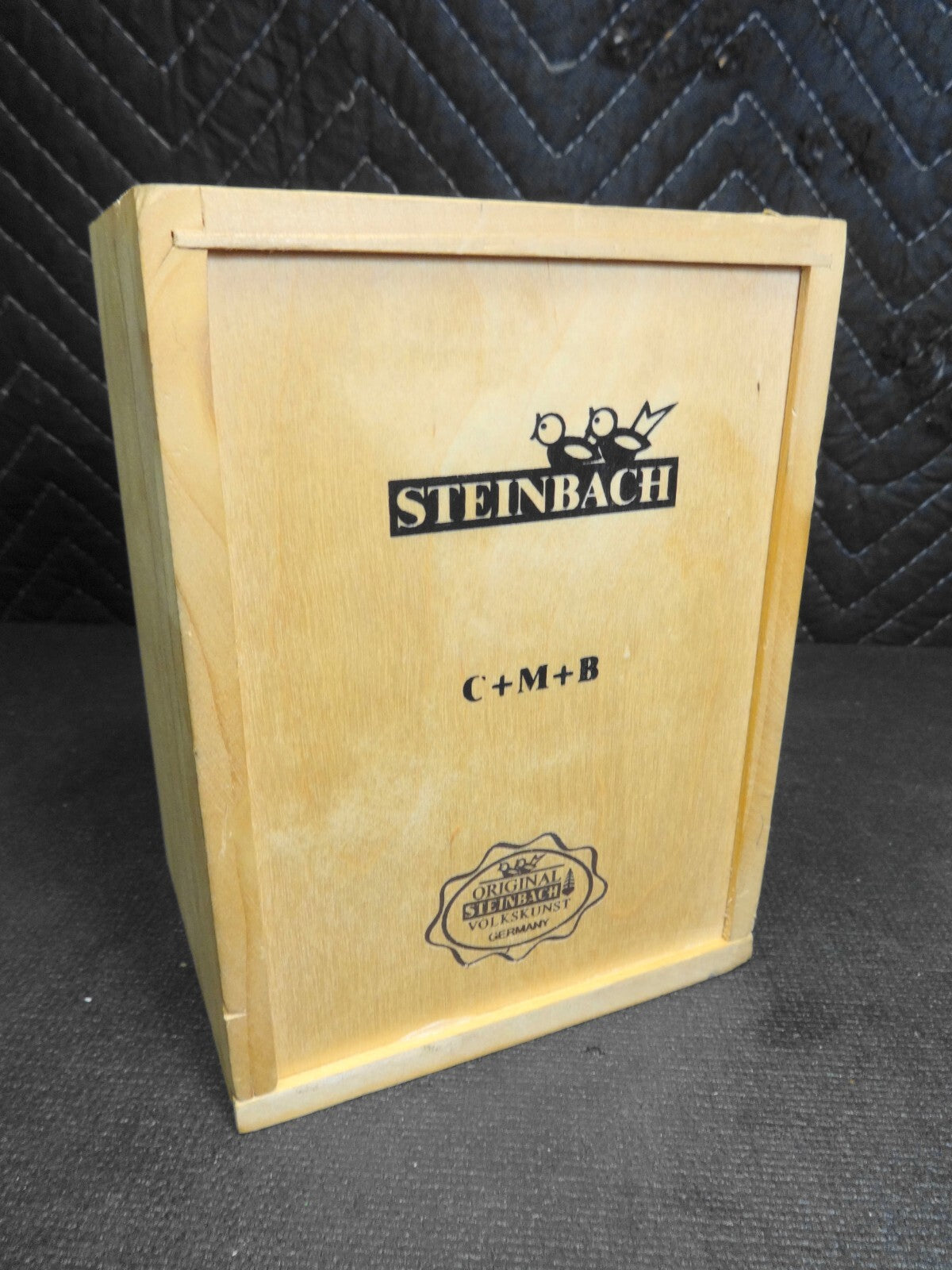 Vintage Christmas Steinbach Germany Music Box - Plays Silent  Night