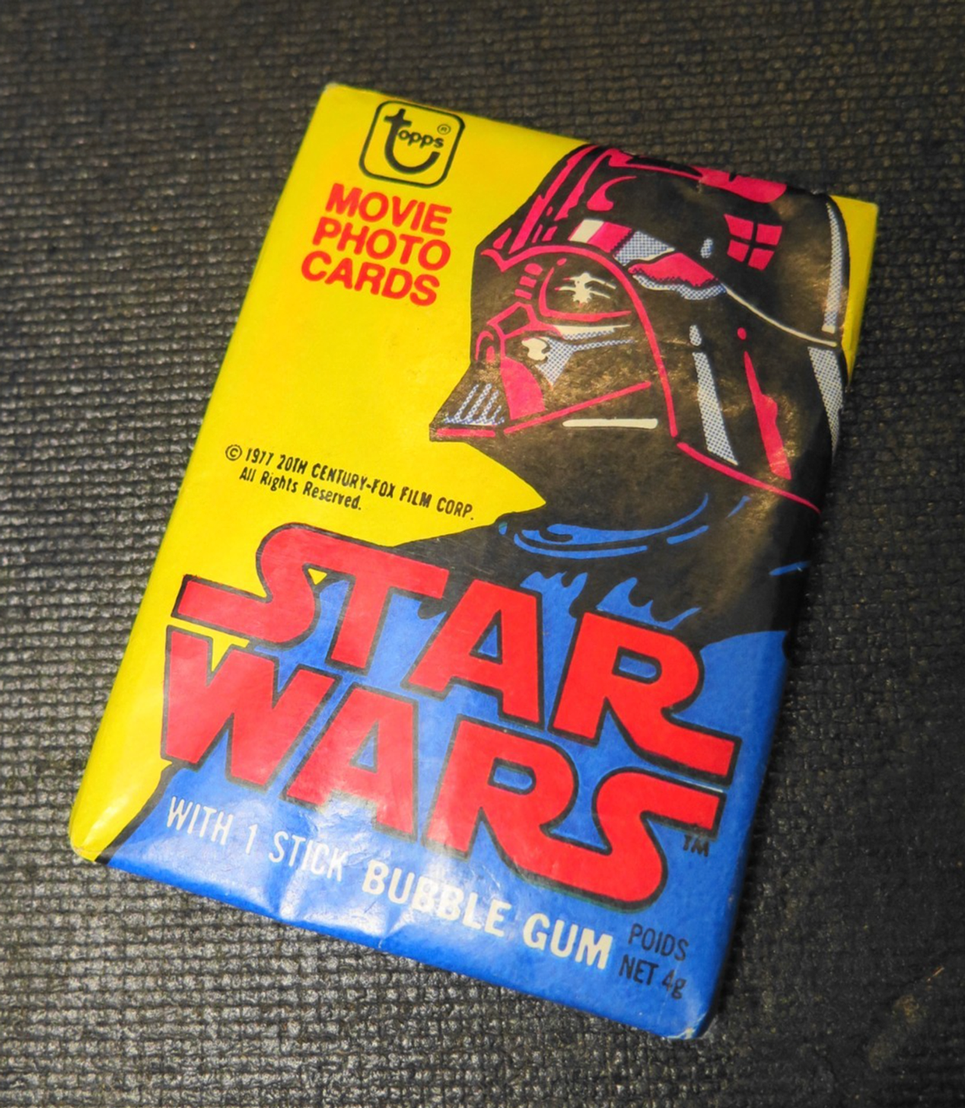 RARE 1977 Topps STAR WARS 2nd Series 2 French Meccano Version Wax Pack - Sealed