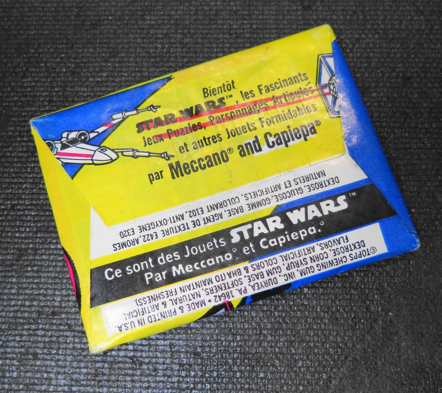 RARE 1977 Topps STAR WARS 2nd Series 2 French Meccano Version Wax Pack - Sealed