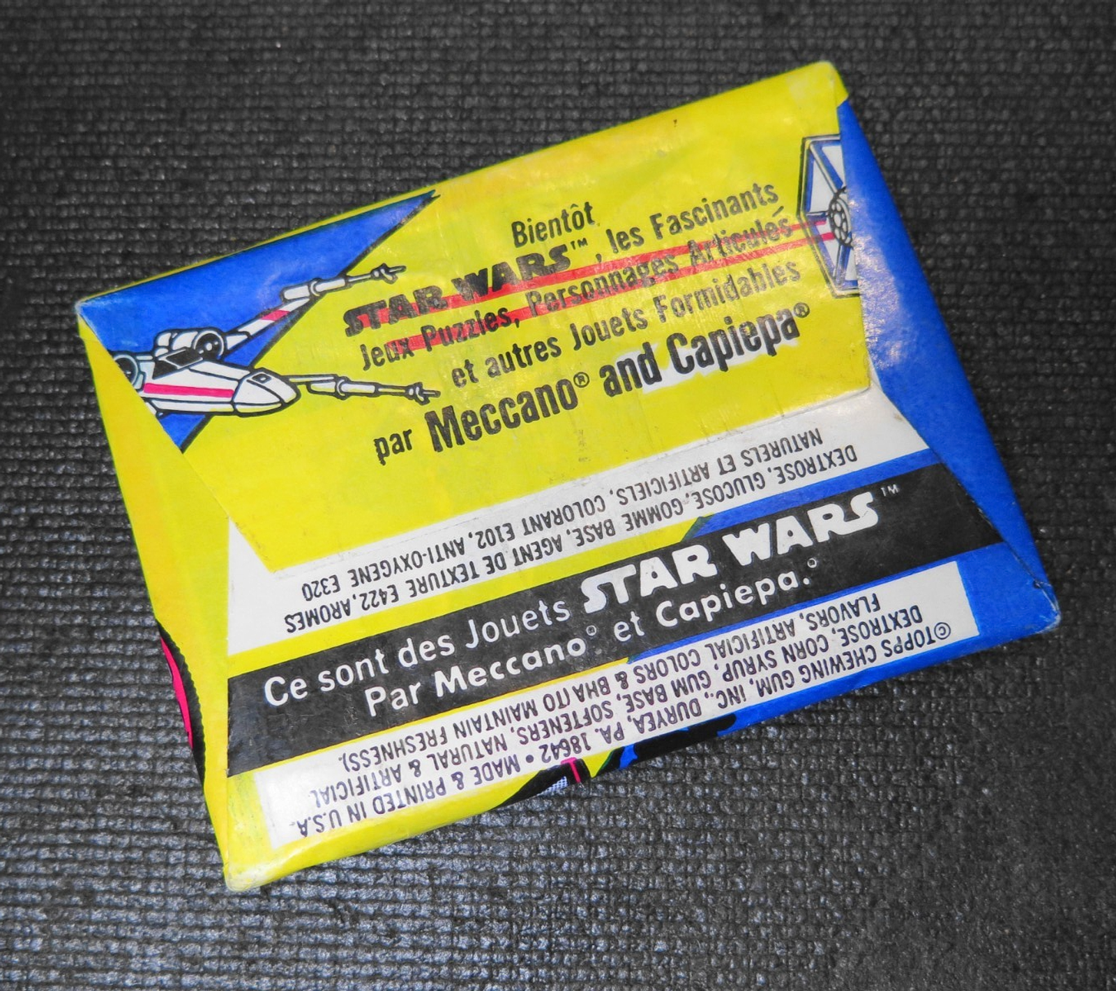 RARE 1977 Topps STAR WARS 2nd Series 2 French Meccano Version Wax Pack - Sealed