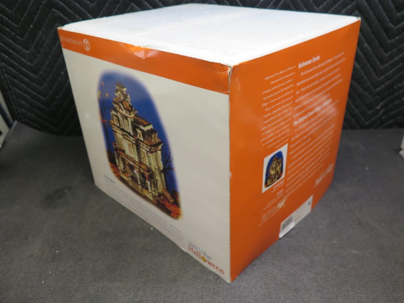 🍊 Dept. 56 Halloween 1999 Grimsly Manor Spooky Sounds and Lightning - SEE VIDEO