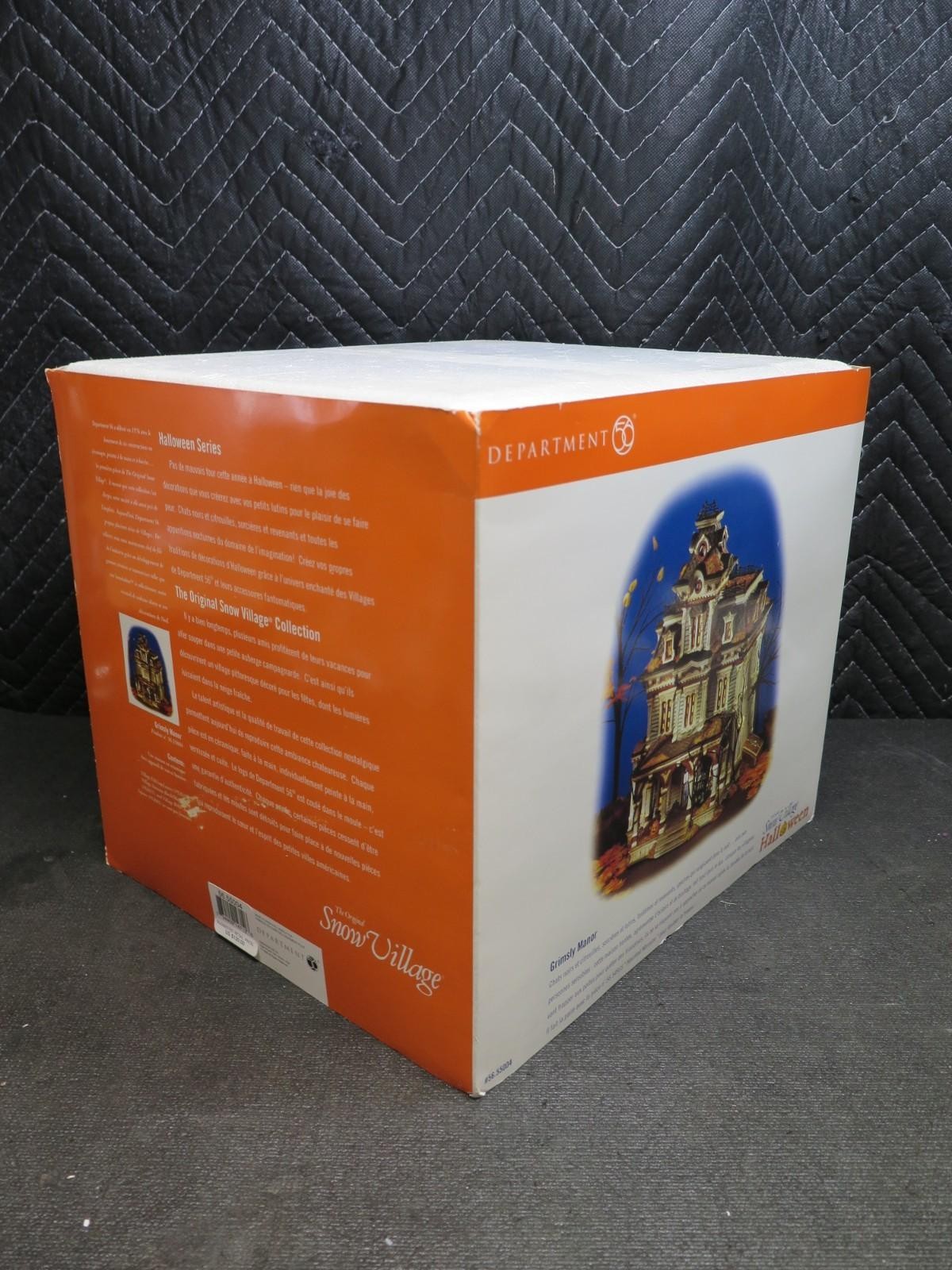 🍊 Dept. 56 Halloween 1999 Grimsly Manor Spooky Sounds and Lightning - SEE VIDEO