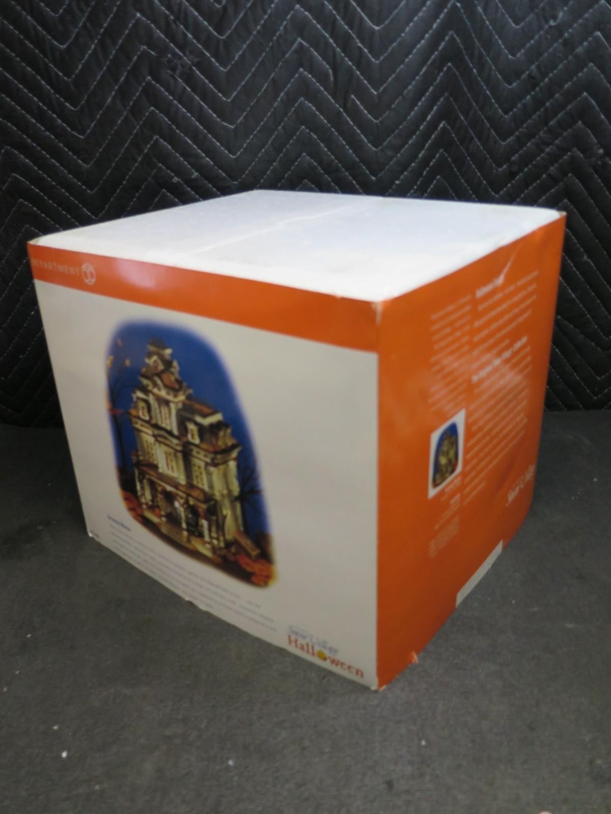 🍊 Dept. 56 Halloween 1999 Grimsly Manor Spooky Sounds and Lightning - SEE VIDEO