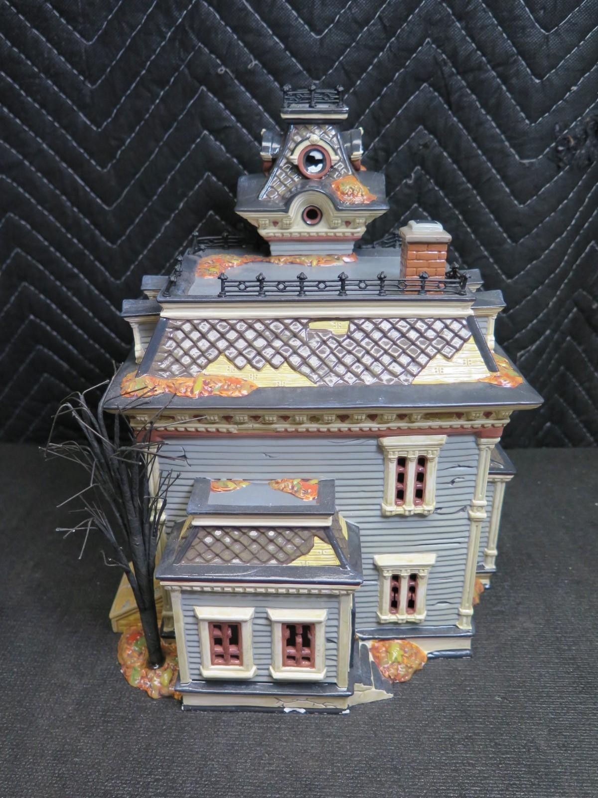 🍊 Dept. 56 Halloween 1999 Grimsly Manor Spooky Sounds and Lightning - SEE VIDEO