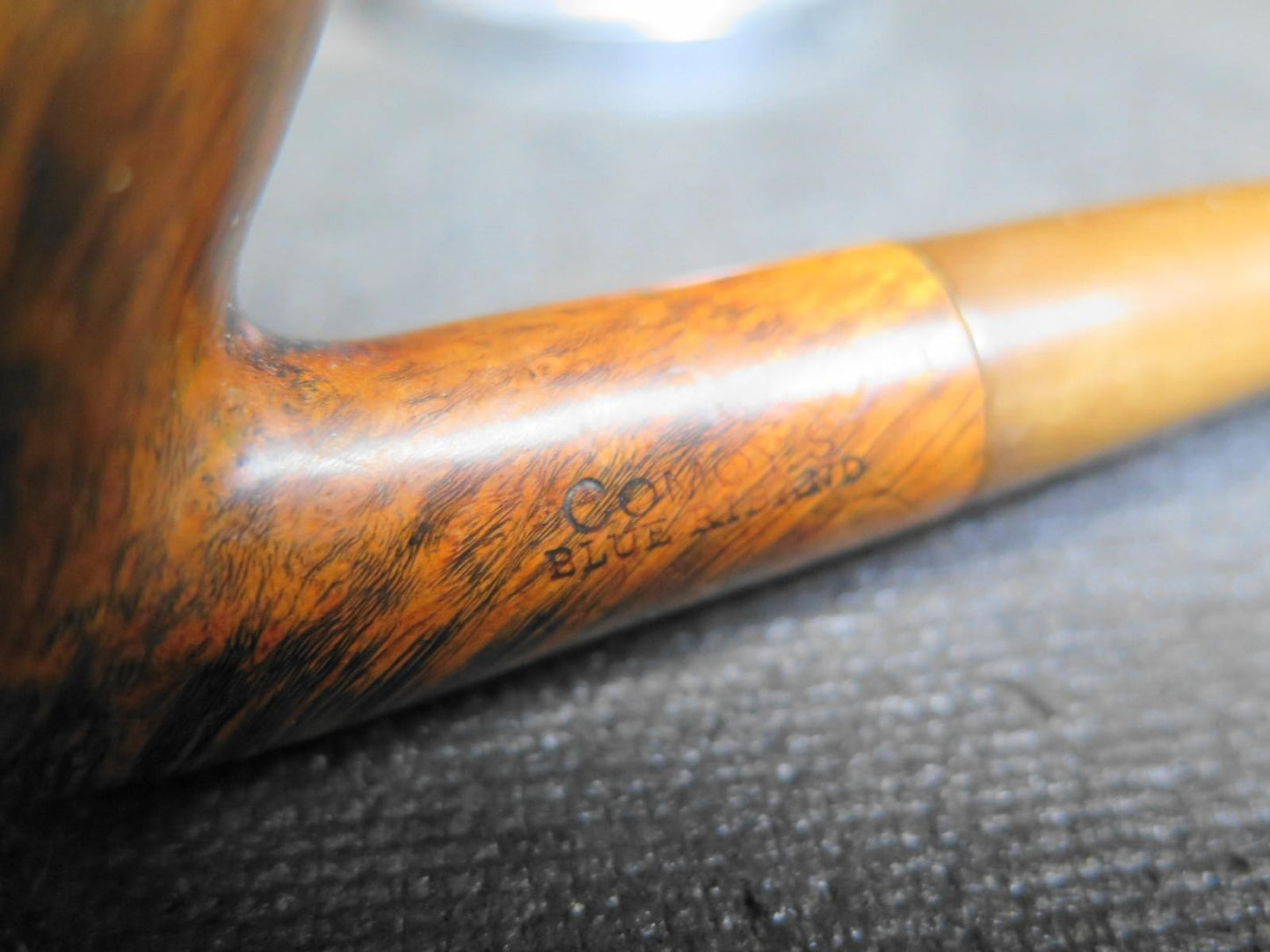 Comoys Blue Riband 43 Bent Billiard Tobacco Pipe