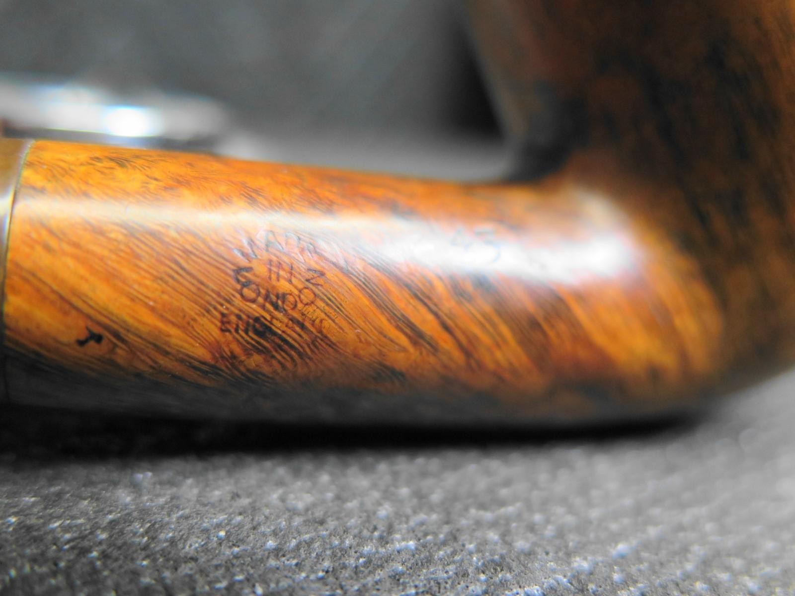 Comoys Blue Riband 43 Bent Billiard Tobacco Pipe