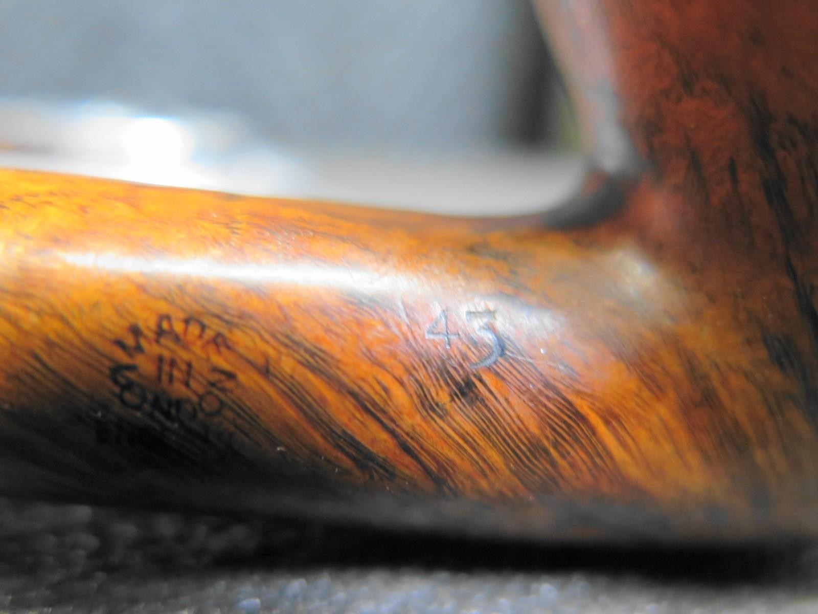 Comoys Blue Riband 43 Bent Billiard Tobacco Pipe