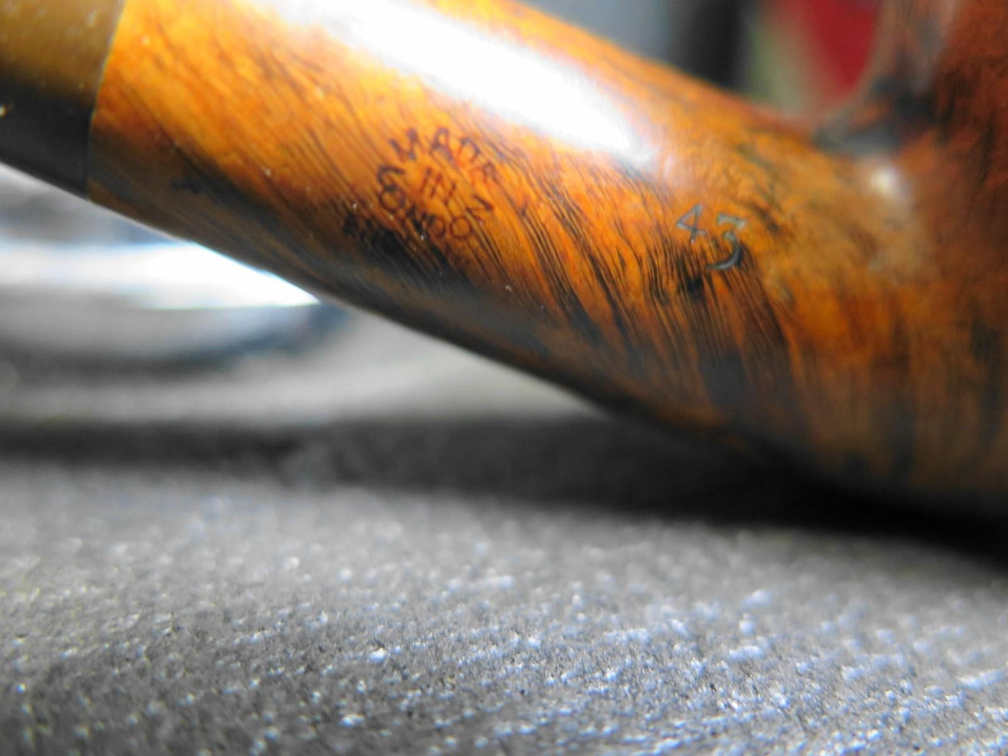 Comoys Blue Riband 43 Bent Billiard Tobacco Pipe