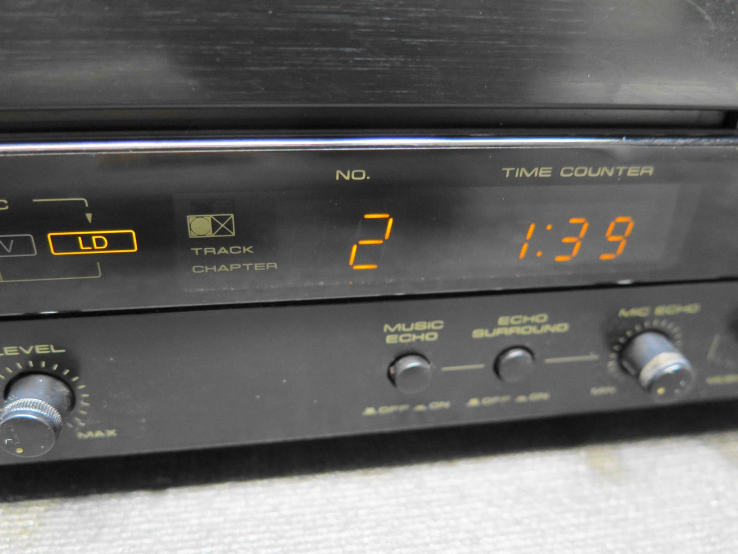 Pioneer CLD-1580K Laser Disc CD Player KARAOKE Stereo - *SERVICED* - No Remote