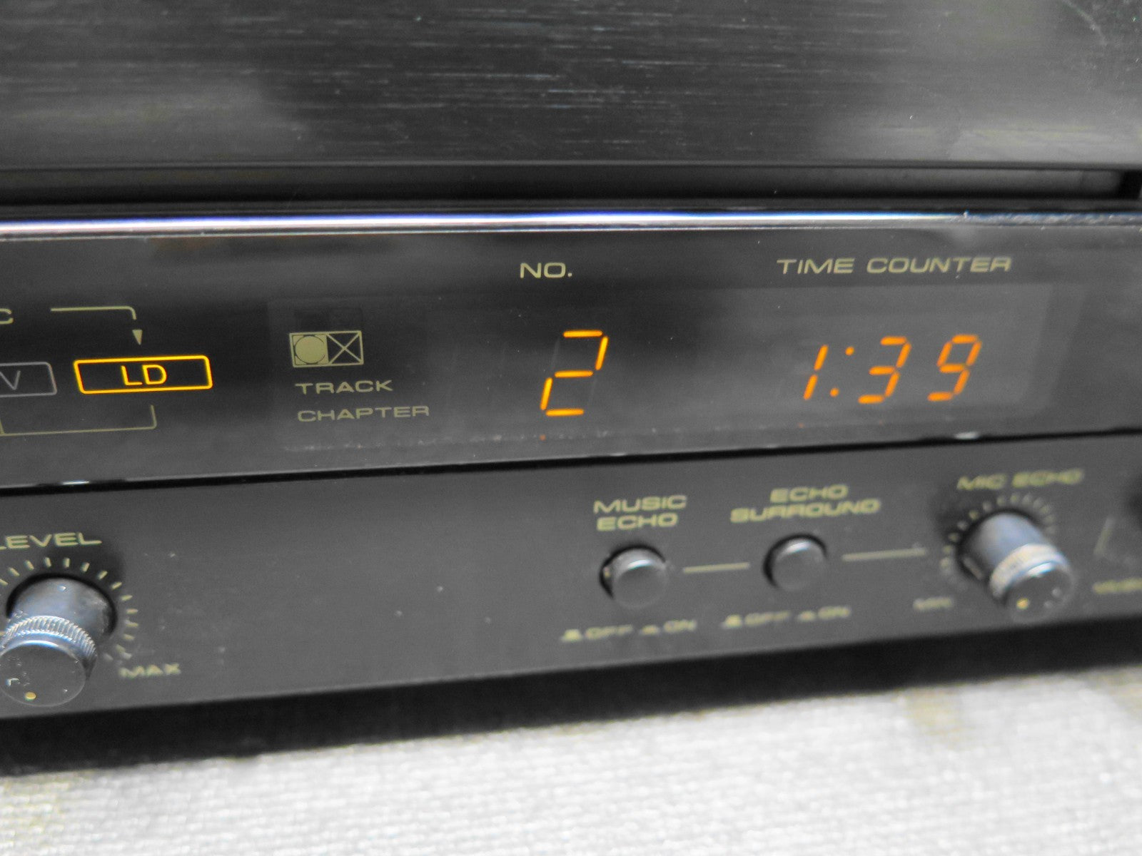 Pioneer CLD-1580K Laser Disc CD Player KARAOKE Stereo - *SERVICED* - No Remote