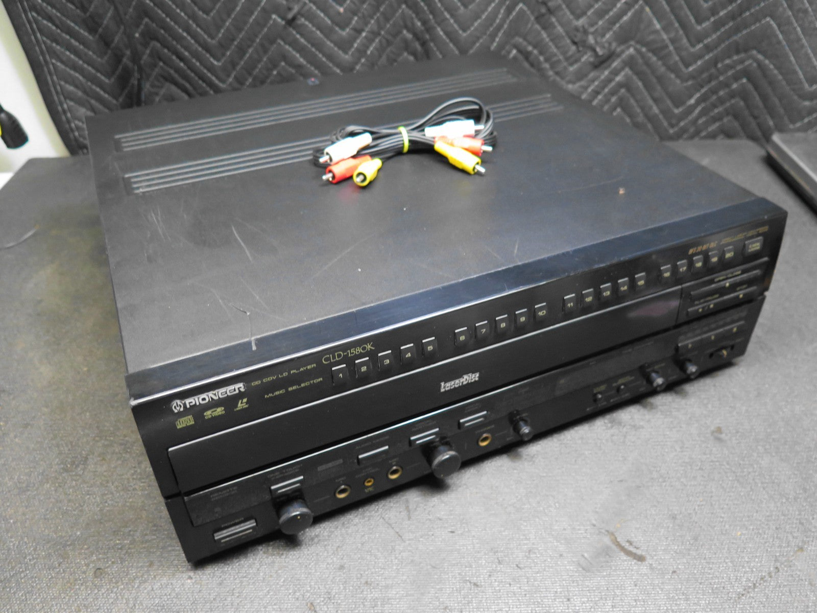 Pioneer CLD-1580K Laser Disc CD Player KARAOKE Stereo - *SERVICED* - No Remote