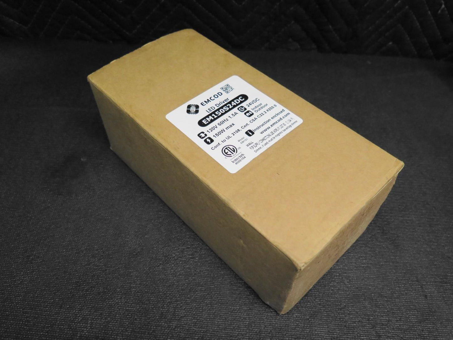 Emcod 120V / 12V DC ,  150W LED Driver EM150S12DC