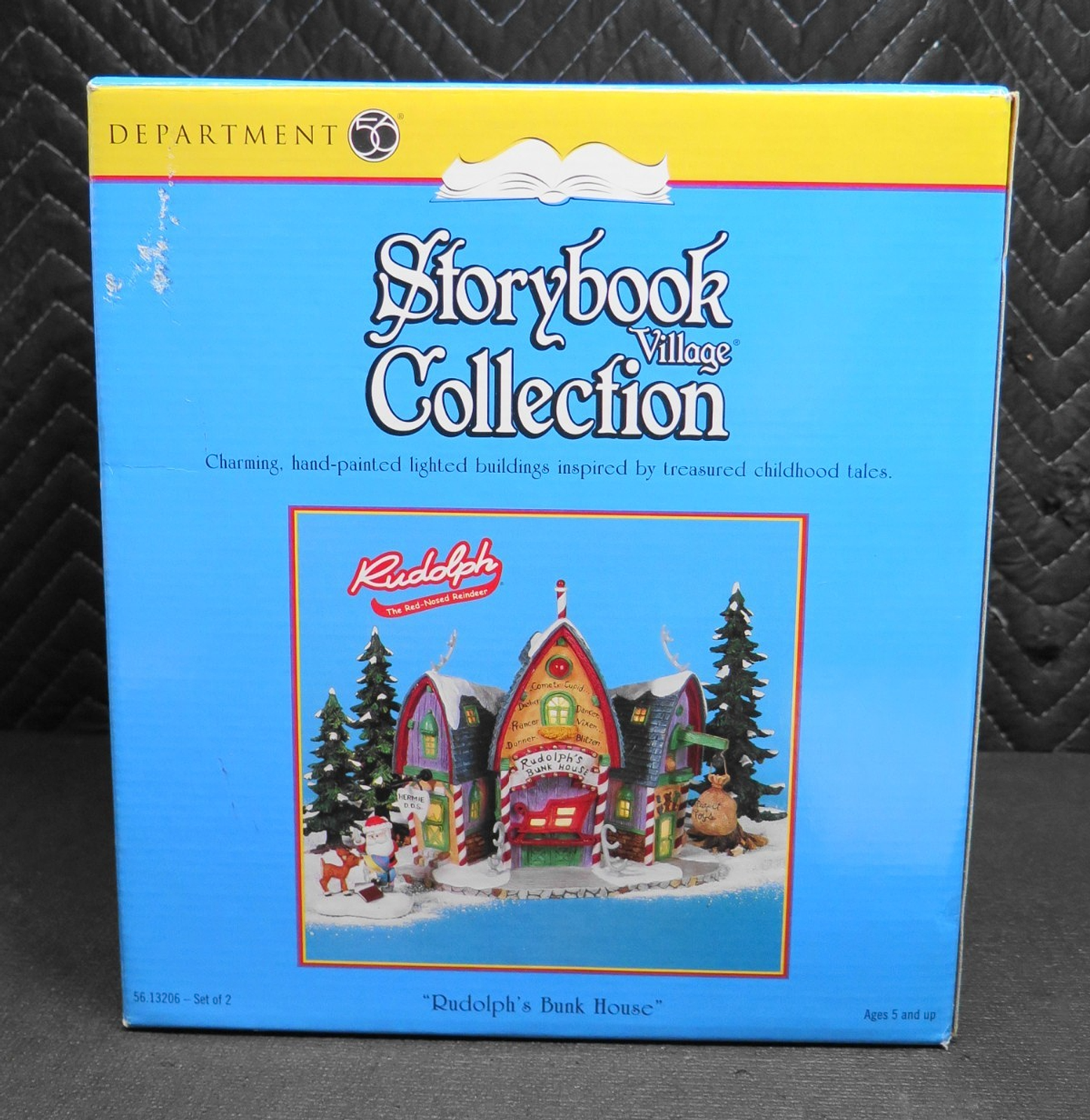 🍊 Vintage Dept 56 Storybook Village Collection Rudolph's Bunk House #13206