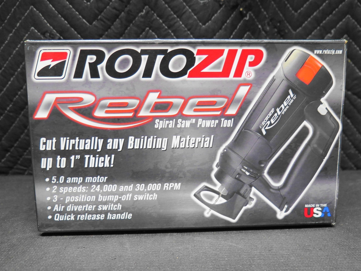 ROTOZIP REBEL Spiral Saw Drywall Saw Multi Tool Two Speed New Sealed Box