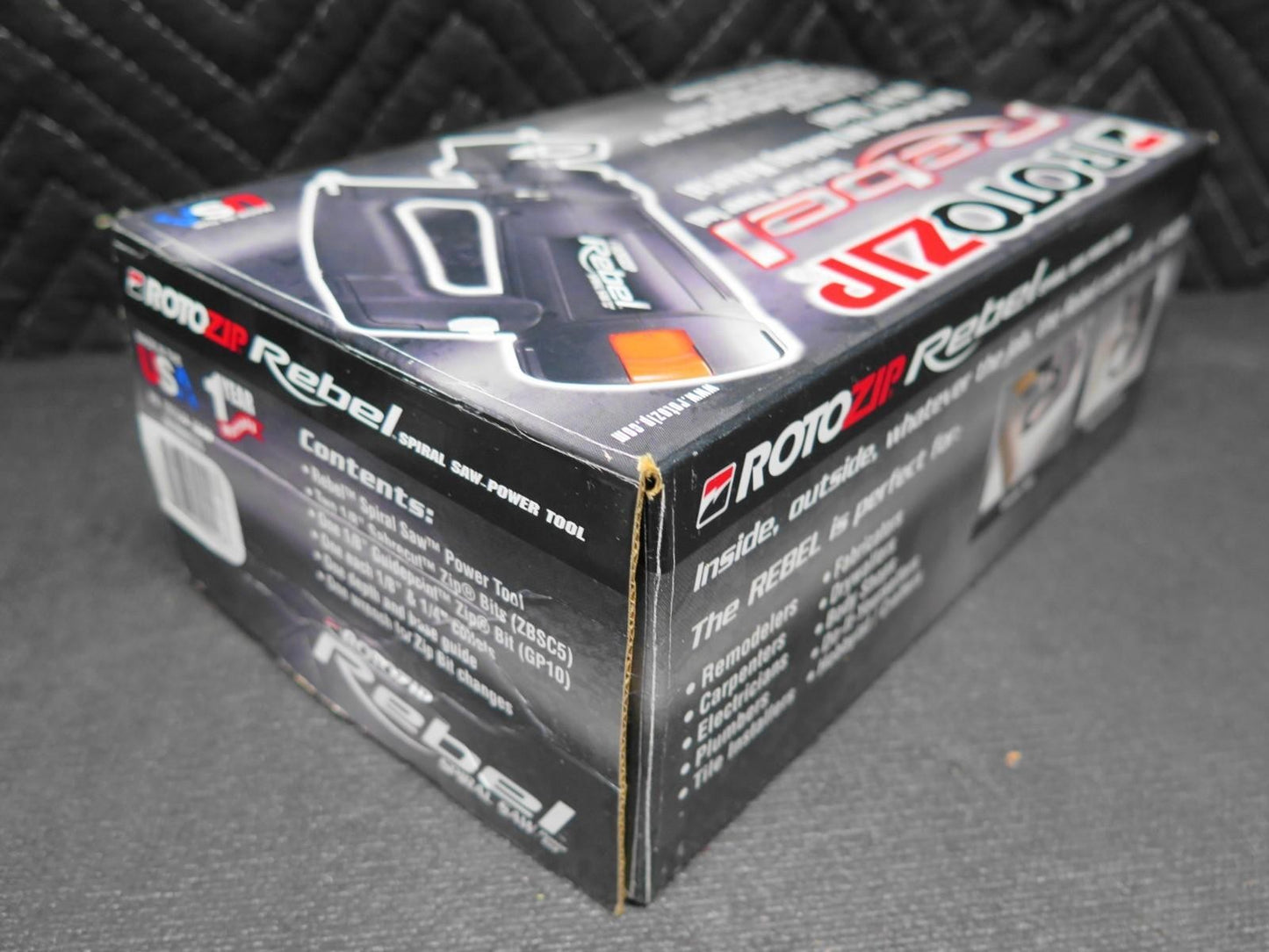 ROTOZIP REBEL Spiral Saw Drywall Saw Multi Tool Two Speed New Sealed Box