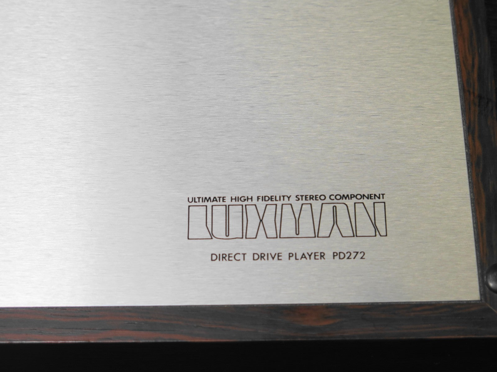 👀 Vintage 1977 Luxman PD-272 Direct Drive Turntable - *SERVICED* - See Video 👀