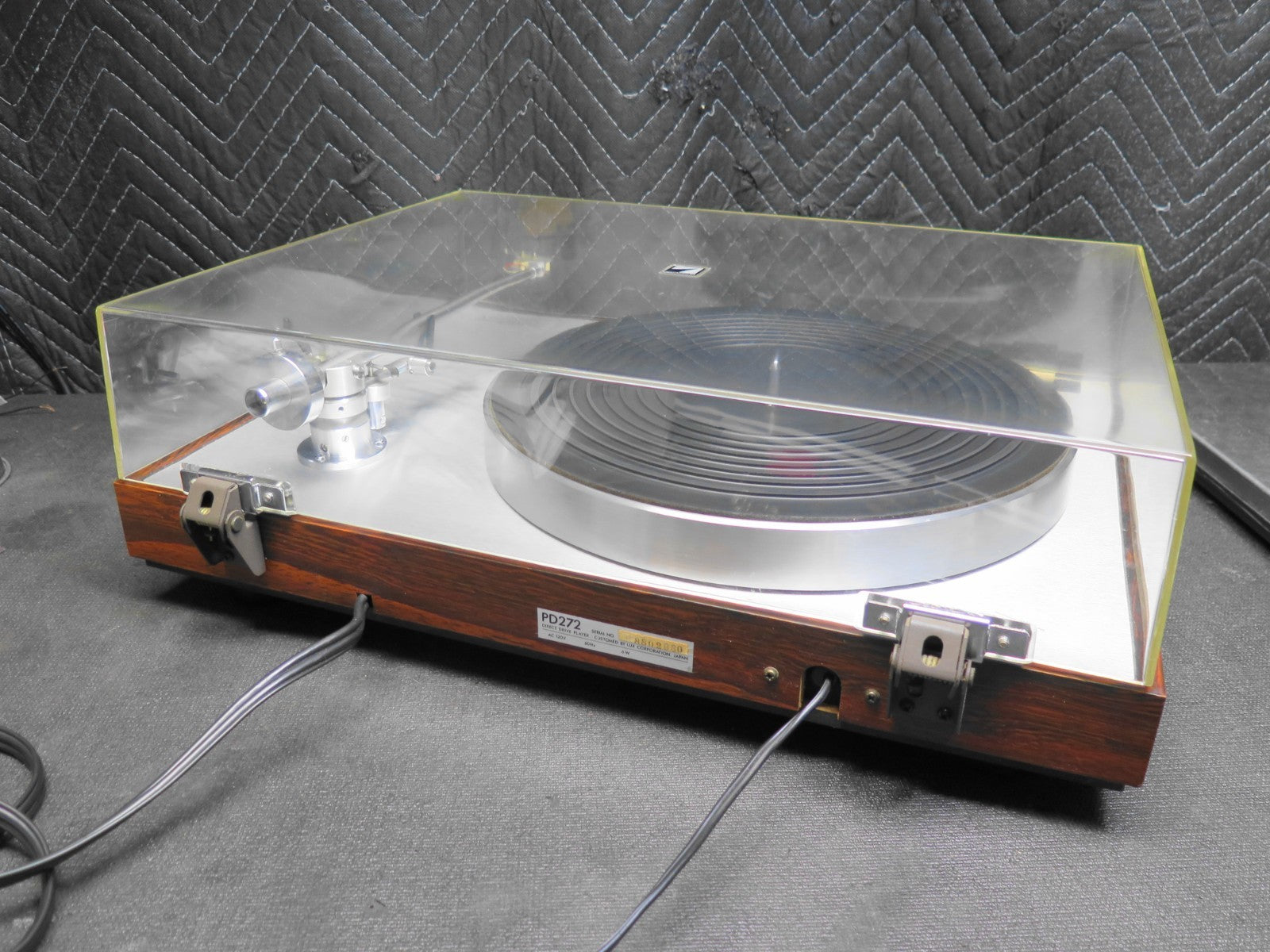 👀 Vintage 1977 Luxman PD-272 Direct Drive Turntable - *SERVICED* - See Video 👀