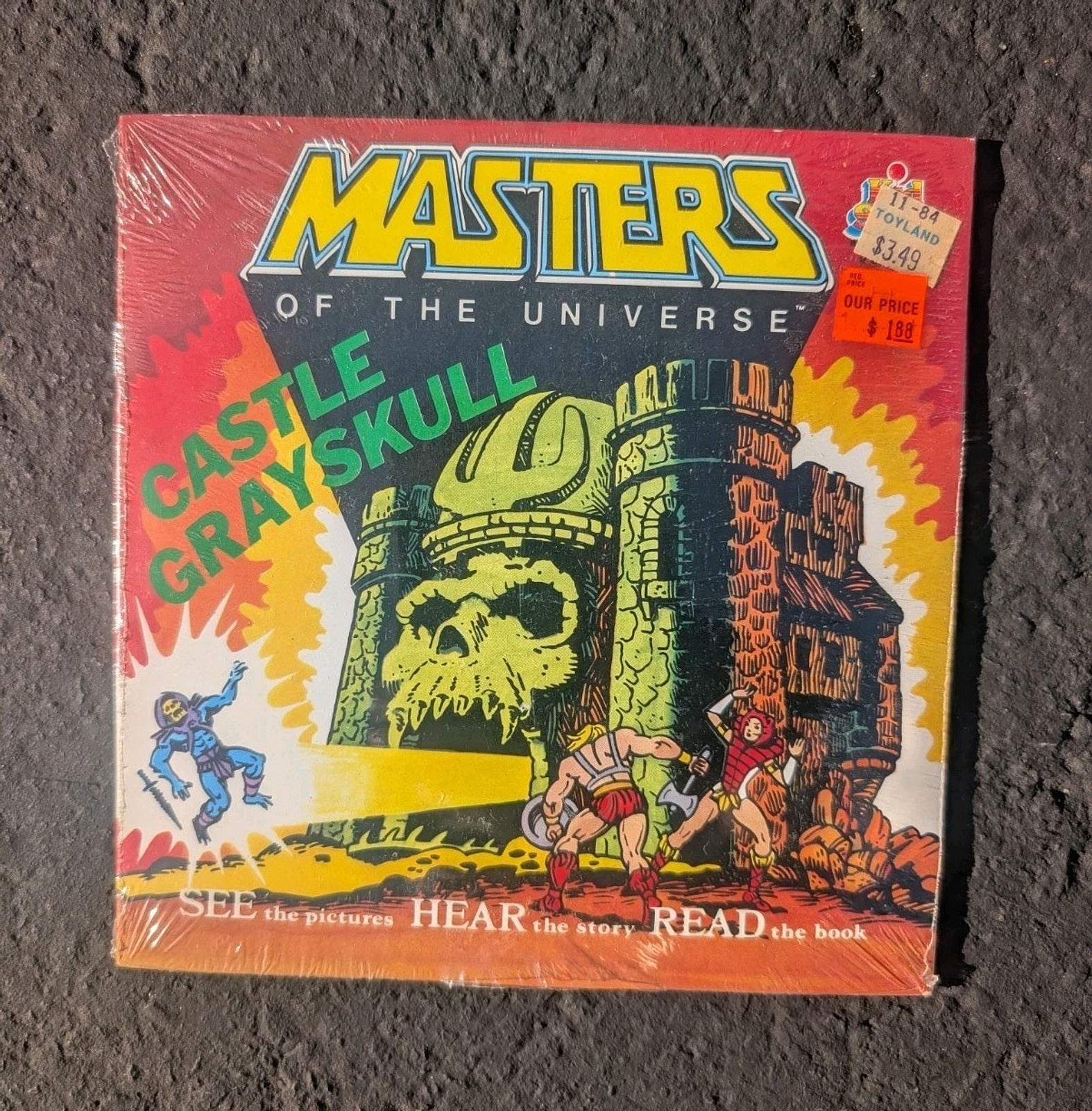 VTG Masters Of The Universe Castle Grayskull - See Hear Read StoryBook w/ Record