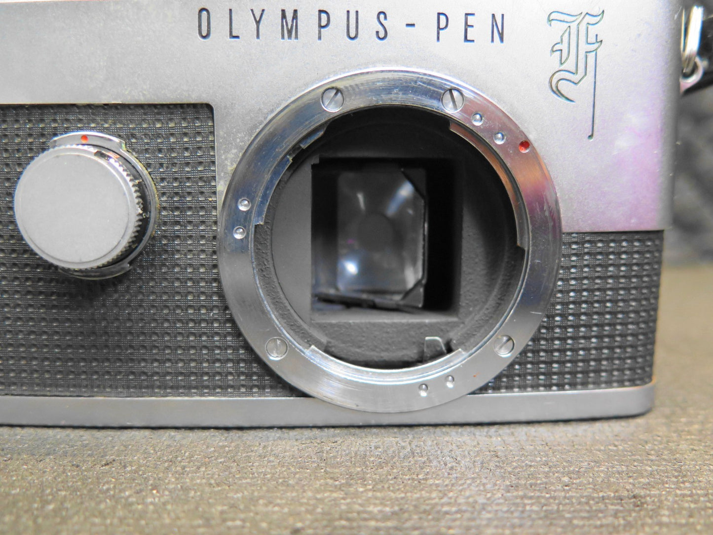 VINTAGE Olympus Pen F Half Frame Film Camera - Gothic