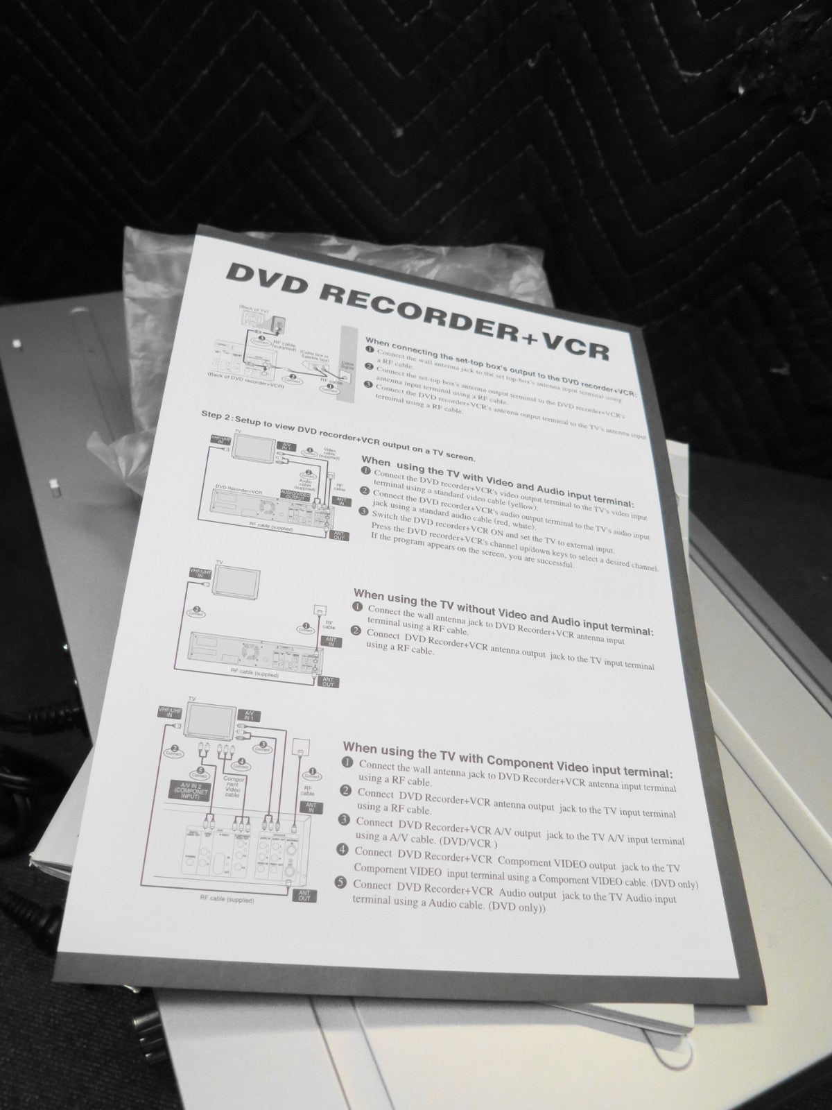 Sylvania DVR90VF DVD VCR Combo Player DVD Recorder MADE BY FUNAI