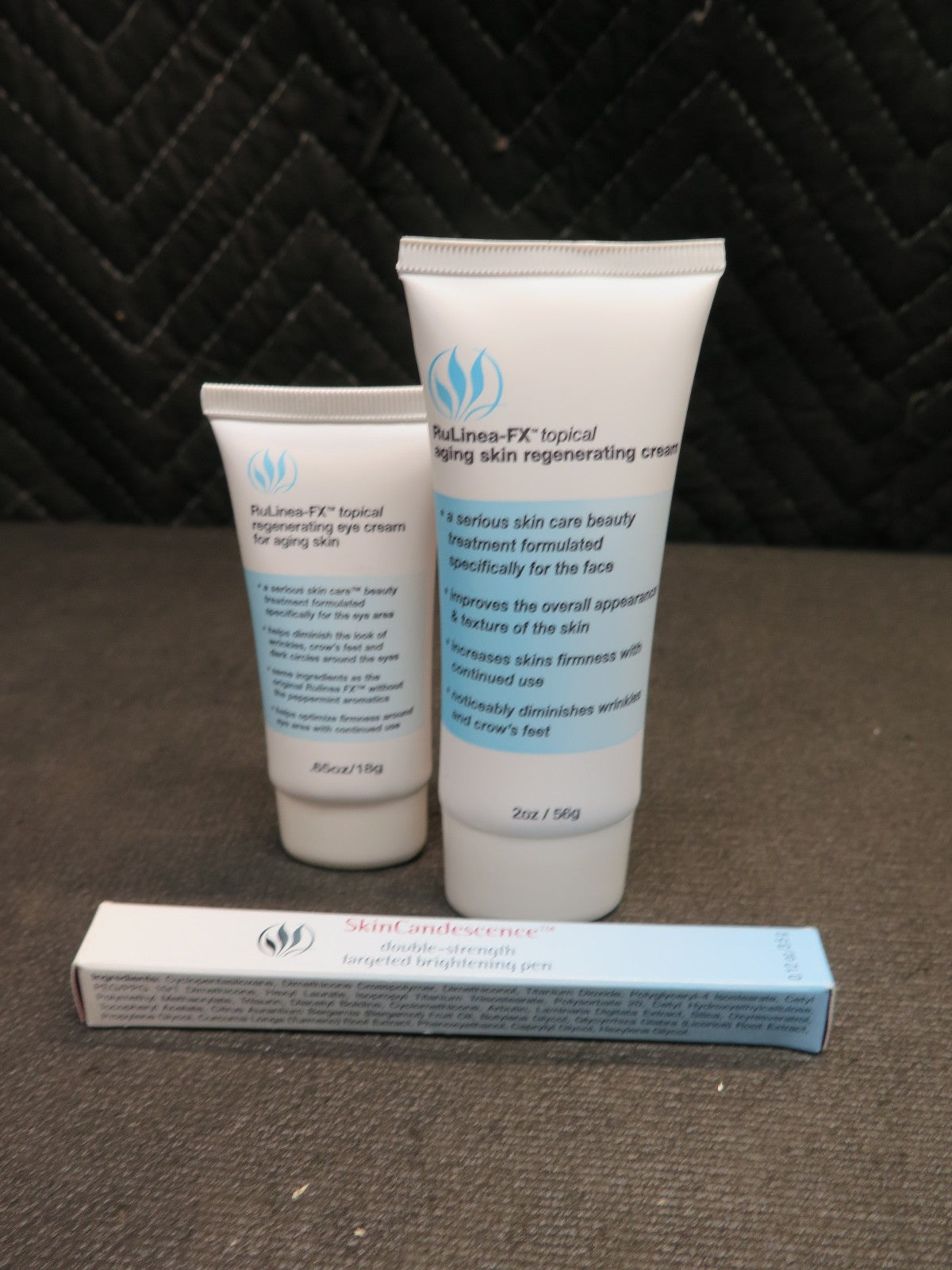 Serious Skin Care RuLinea-FX Topical Aging Skin Regenerating Cream 2oz w/ Extras