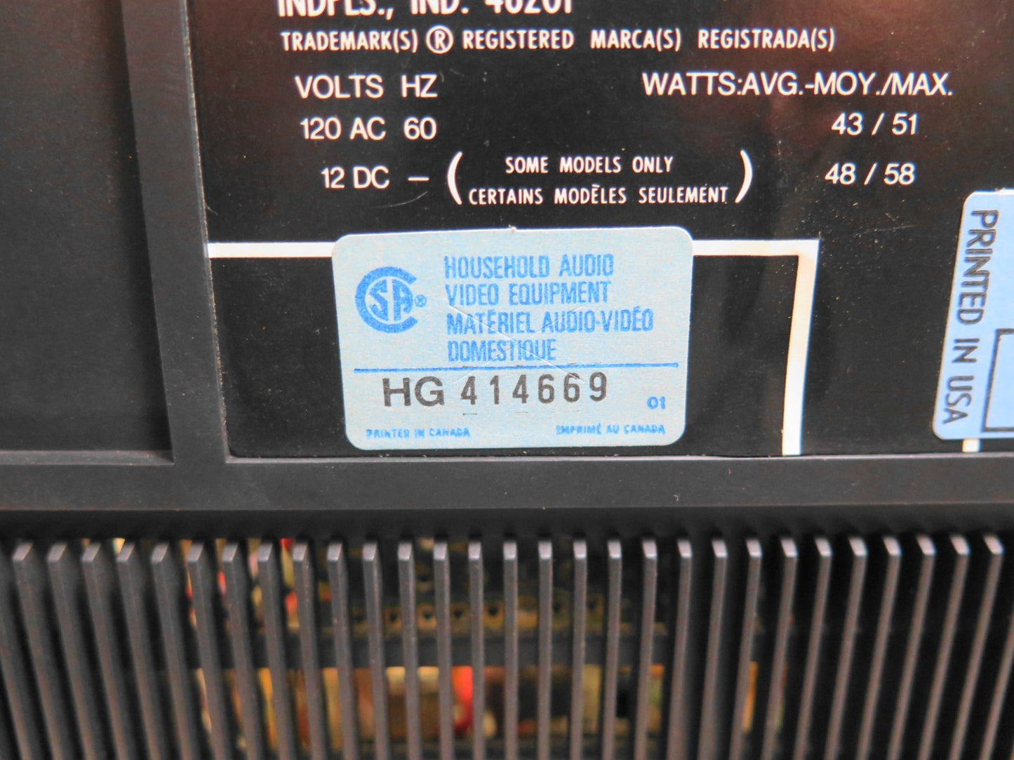 Vintage 1986 RCA XL-100 Model EHR295E 9” CRT TV Retro Gaming No Remote  👀 VIDEO