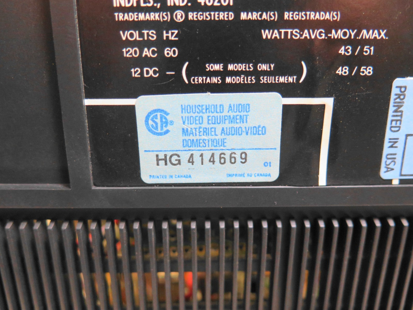 Vintage 1986 RCA XL-100 Model EHR295E 9” CRT TV Retro Gaming No Remote  👀 VIDEO