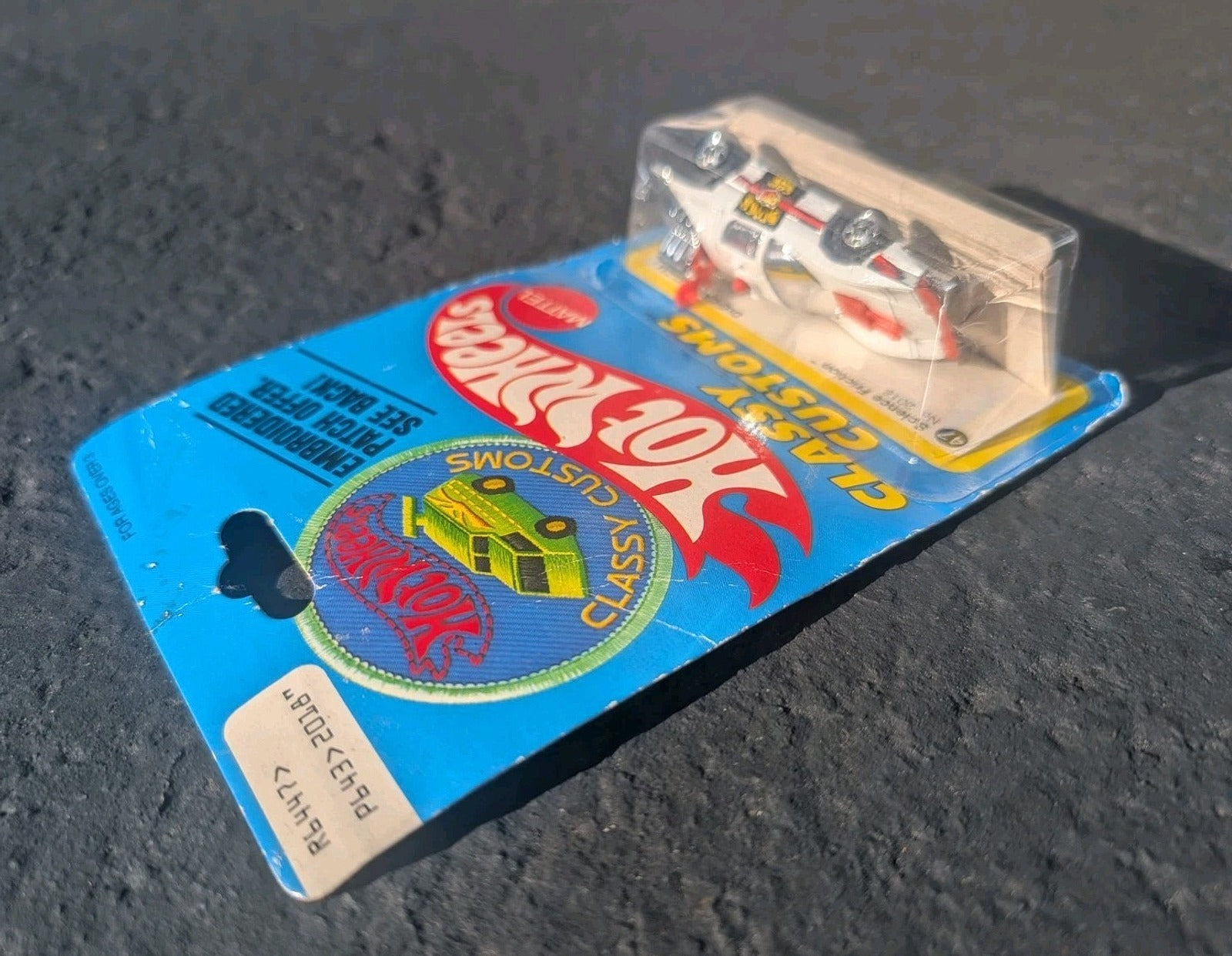 Hot Wheels 1977 #2018 Science Friction Space Cop The Hot Ones Mounted On Card