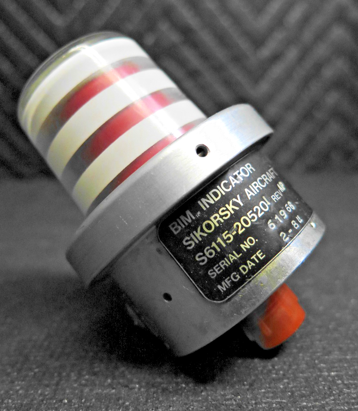 Sikorsky Aircraft BIM Indicator S6115-20520 Rev AP - RED for UH-60 Black Hawk