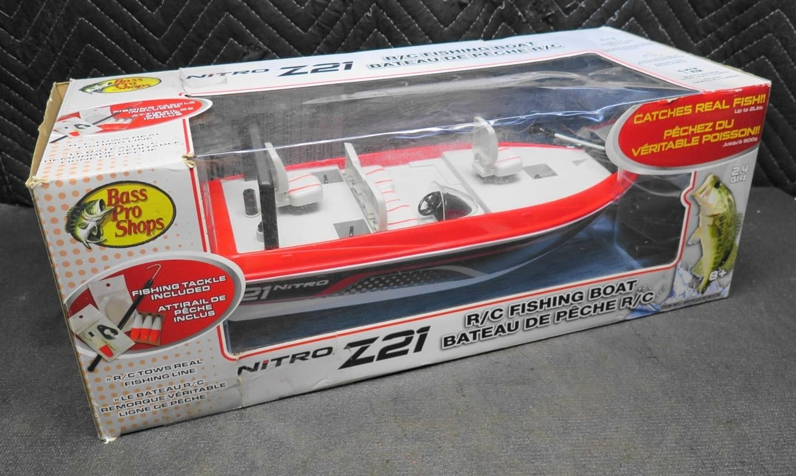 Bass Pro Shops - Nitro Z21 Radio Control Fishing Boat R/C Model Bass Boat