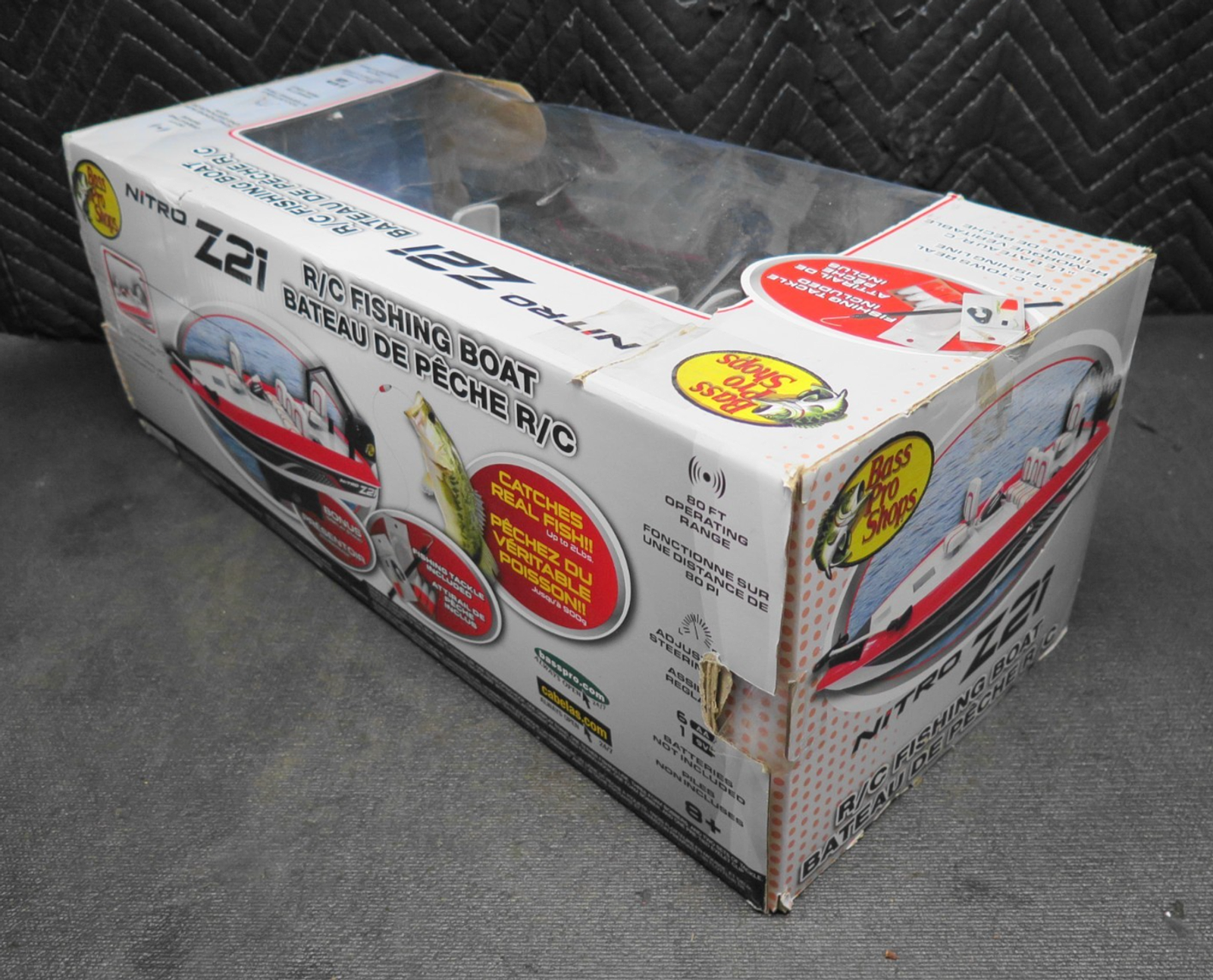 Bass Pro Shops - Nitro Z21 Radio Control Fishing Boat R/C Model Bass Boat