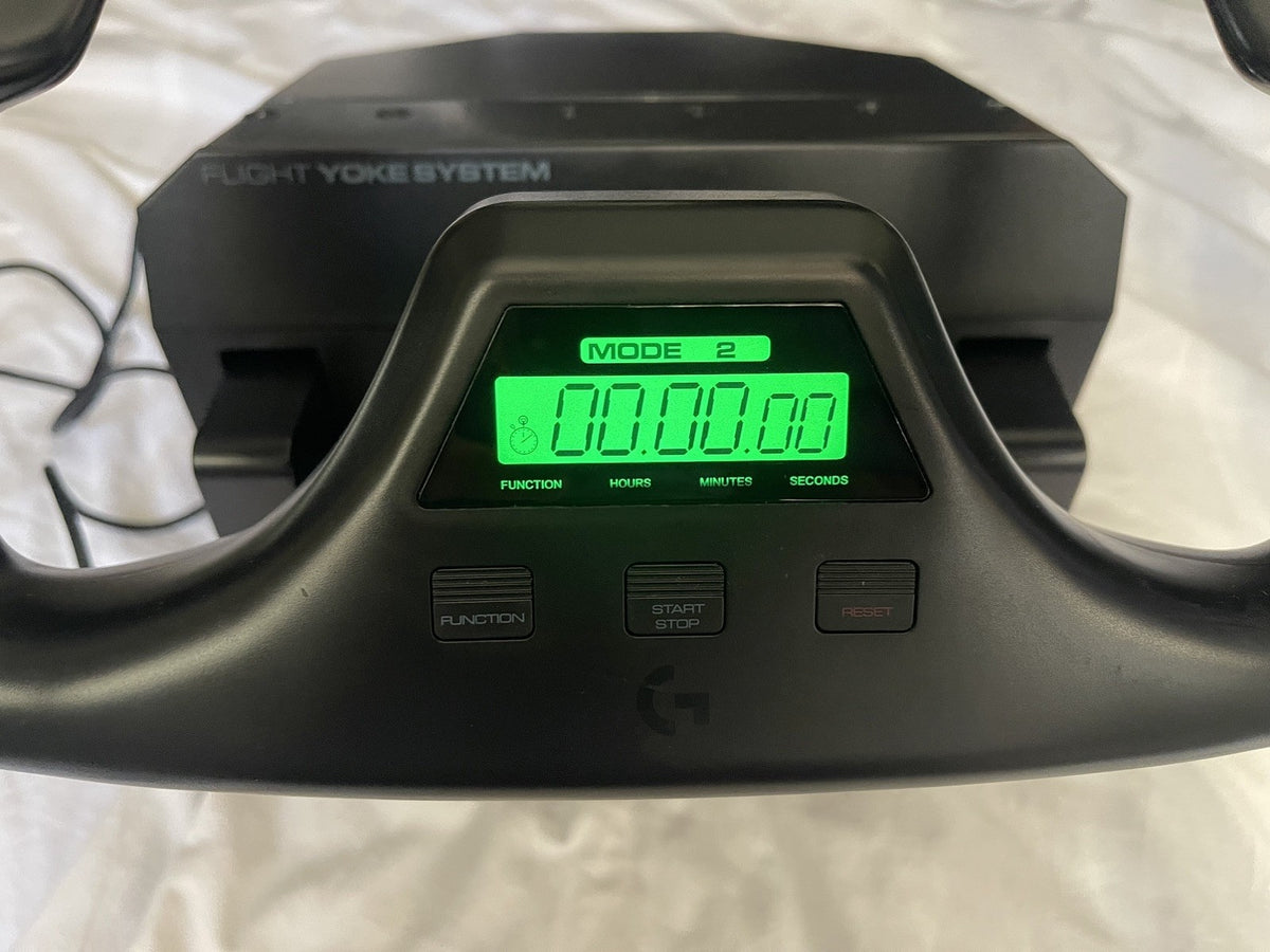 Logitech Flight Yoke System only (tested) 