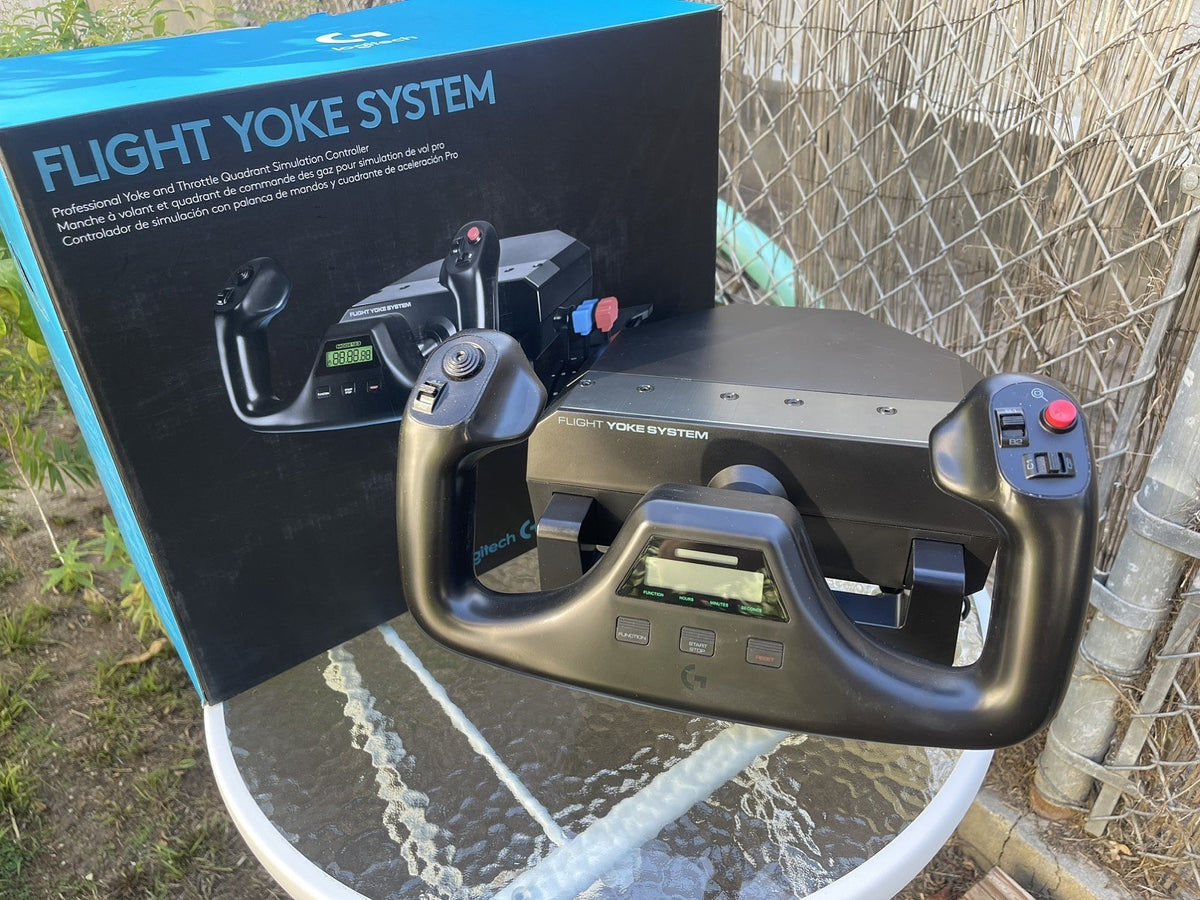 Logitech Flight Yoke System only (tested) 