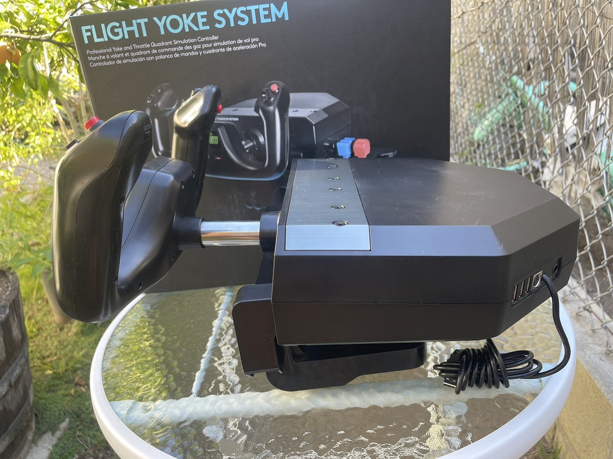Logitech Flight Yoke System only (tested) 