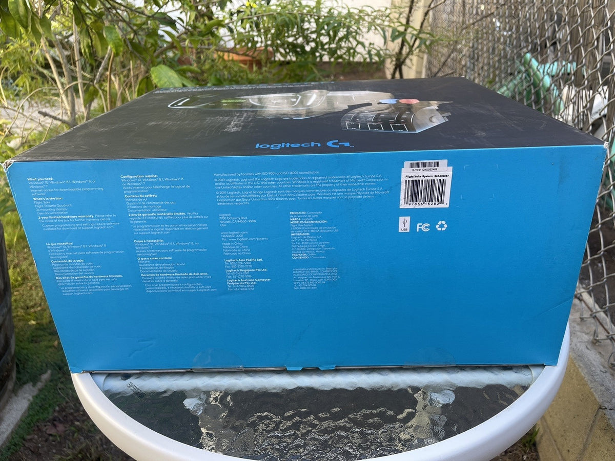 Logitech Flight Yoke System only (tested) 