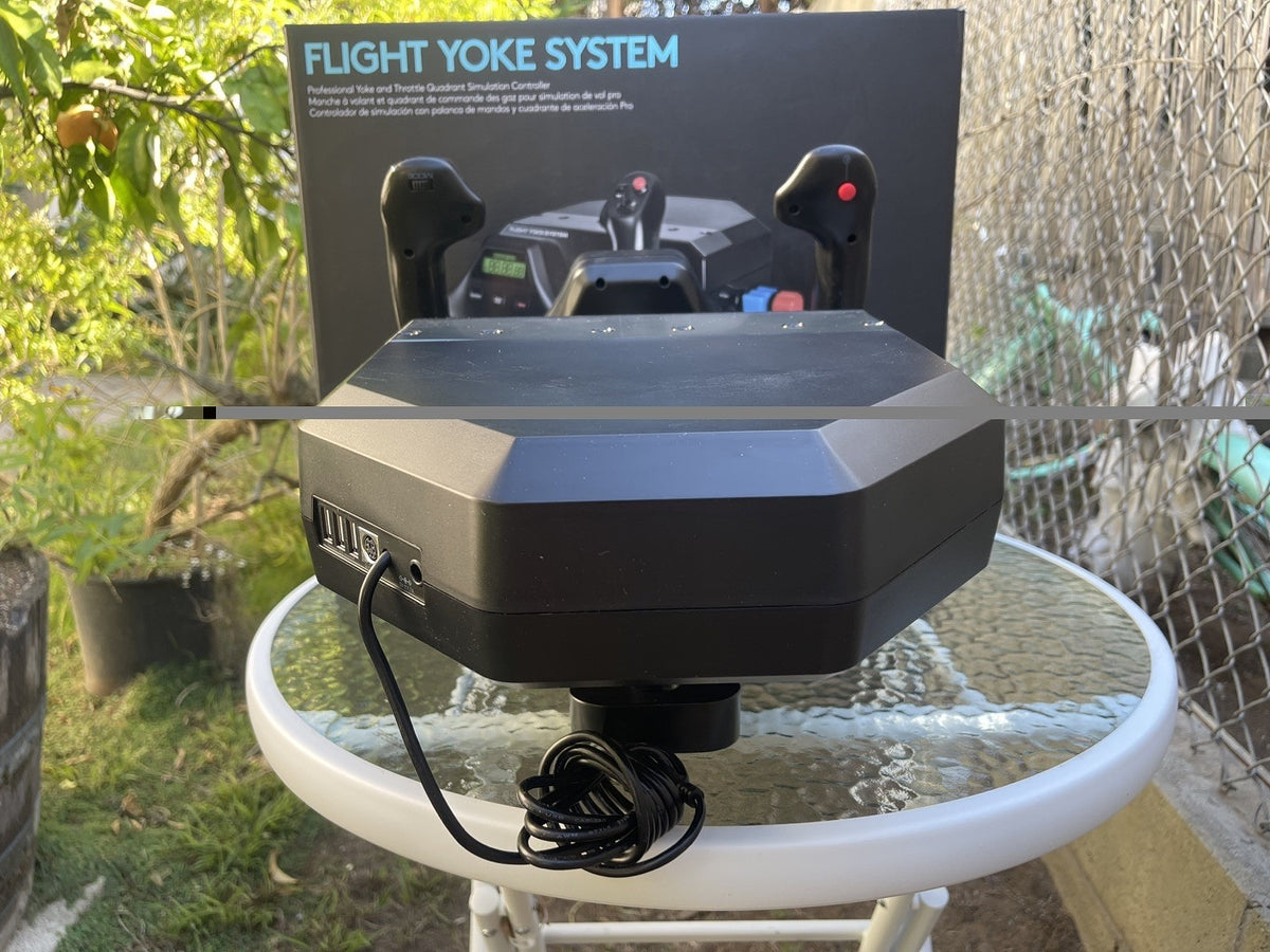 Logitech Flight Yoke System only (tested) 